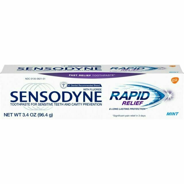 SENSODYNE RAPID RELIEF TOOTHPASTE (3.5 OZ)