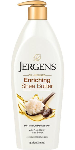 JERGENS OIL INFUSED ENRICHING SHEA BUTTER LOTION (496 ML)