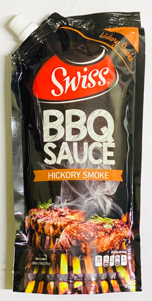 SWISS BBQ SAUCE (HICKORY SMOKE, 500 ML / 560 G / 17 FL OZ)