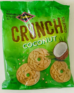 EXCELSIOR CRUNCH COOKIES (50 G, COCONUT)