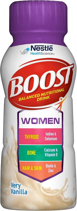 NESTLE BOOST FOR WOMEN (VANILLA, 8 OZ)