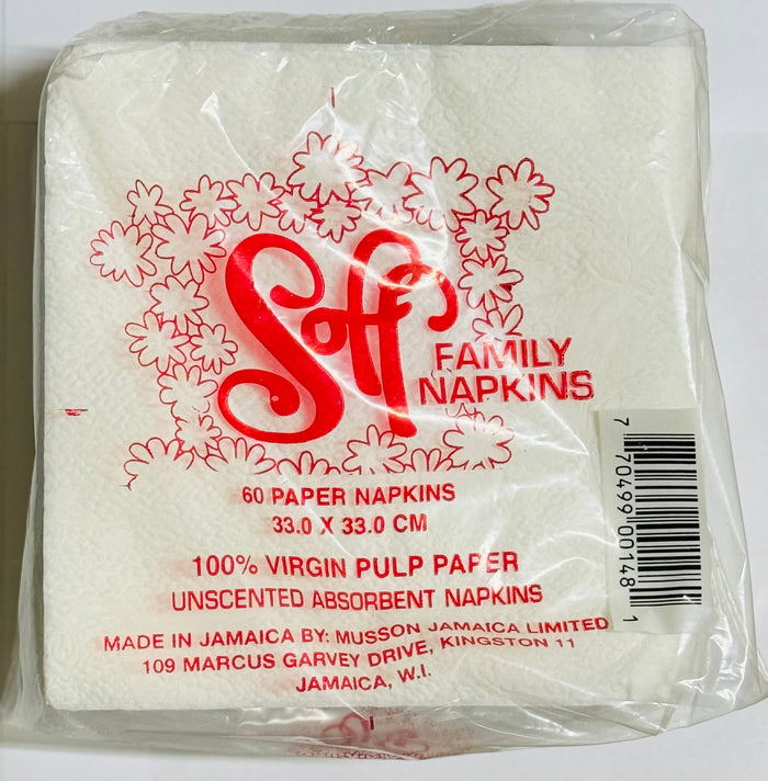 SOFF FAMILY NAPKINS (60 NAPKINS)