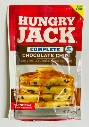 HUNGRY JACK PANCAKE & WAFFLE MIX WITH REAL CHOCOLATE CHIPS (198 G)
