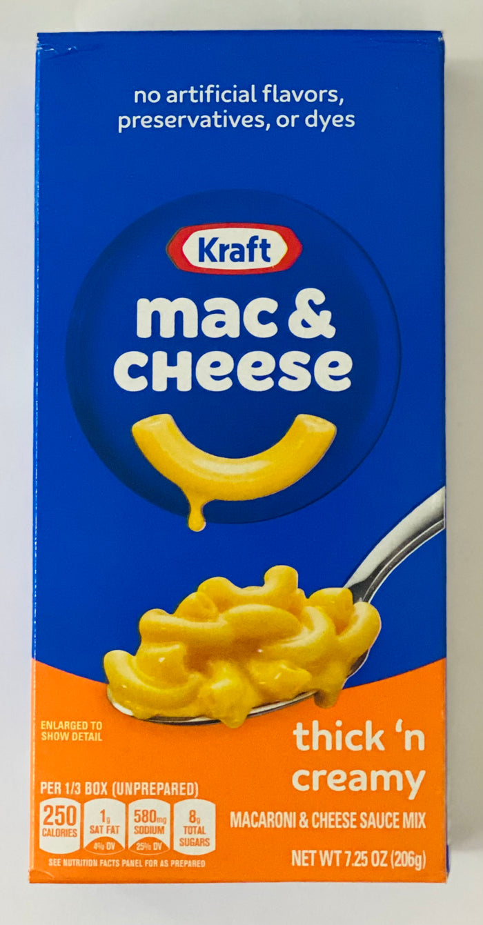 KRAFT MAC & CHEESE (THICK & CREAMY, 206 G)