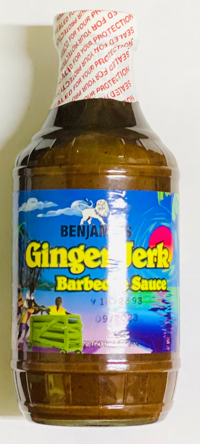 BENJAMINS GINGER JERK BBQ SAUCE (500 ML)