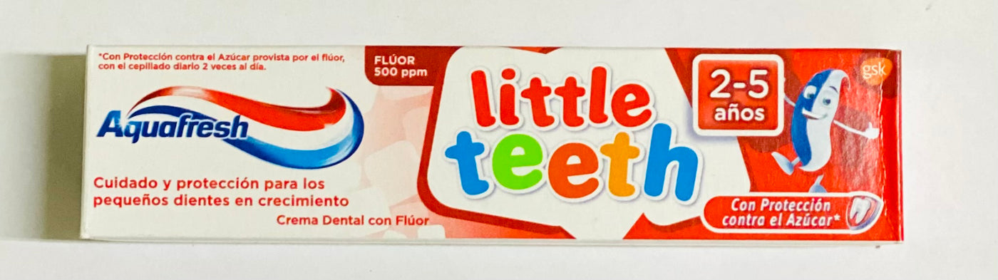 AQUAFRESH TOOTHPASTE (LITTLE TEETH, FOR KIDS 2-5 YEARS) – Fedlin Limited