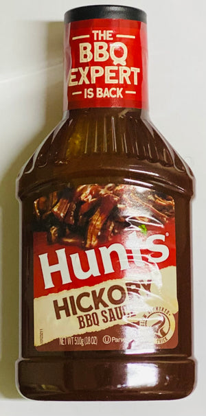 HUNTS BBQ SAUCE (HICKORY, 510 G, 18 OZ)