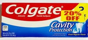 COLGATE TOOTHPASTE (20% OFF, CAVITY PROTECTION, 2 UNITS, 340 G)