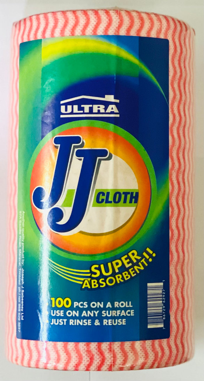 ULTRA JJ CLOTH SUPER ABSORBENT (100 PCS, 1 UNIT)