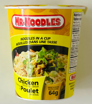 MR. NOODLES INSTANT NOODLES (CHICKEN, 64 G)
