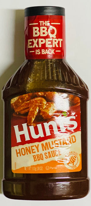 HUNTS BBQ SAUCE (HONEY MUSTARD, 510 G)