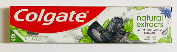 COLGATE TOOTHPASTE (ACTIVATED CHARCOAL, 4.2 OZ)