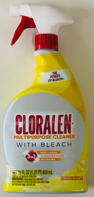 CLORALEN MULTI PURPOSE CLEANER WITH BLEACH (650 ML)