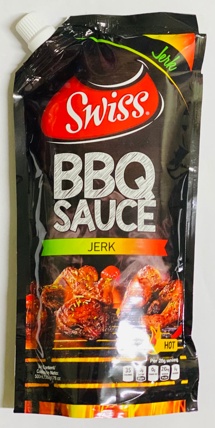 SWISS BBQ SAUCE (JERK, 500 ML / 560 G / 17 FL OZ)