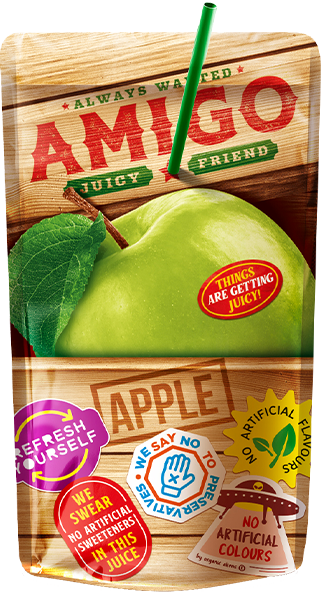 AMIGO JUICE DRINK (APPLE, 8 UNITS, 200 ML)