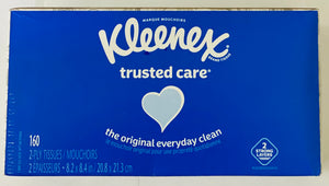 KLEENEX TRUSTED CARE (BOX, 160 TISSUES)