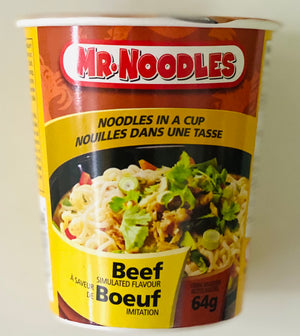 MR. NOODLES INSTANT NOODLES (BEEF, 64 G)