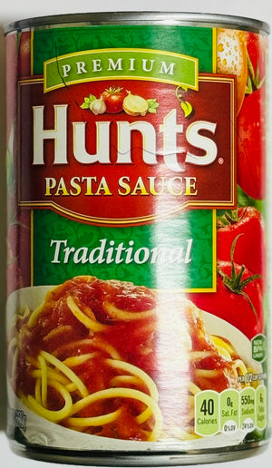 HUNTS PASTA SAUCE (TRADITIONAL, CAN)