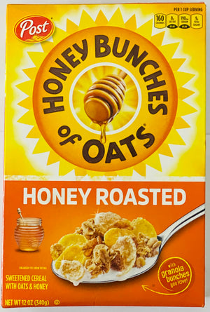 HONEY BUNCHES OF OATS CEREAL (HONEY ROASTED, 340 G)