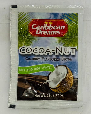 CARIBBEAN DREAMS COCOA NUT COCONUT FLAVOURED COCOA (28 G)