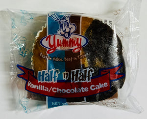 YUMMY HALF N’ HALF CAKE (VANILLA & CHOCOLATE, 140 G)