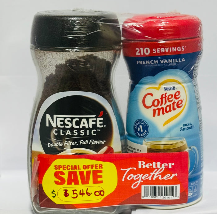 NESCAFÉ CLASSIC COFFEE 200 G / COFFEE MATE FRENCH VANILLA 425.2 G (BANDED OFFER)