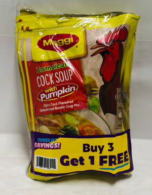 MAGGI COCK SOUP WITH PUMPKIN SOUP MIX (60 G / UNIT, BANDED OFFER FOR LIMITED TIME, BUY 3 GET 1 FREE)