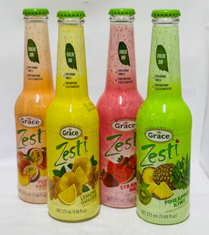 GRACE ZEST SPARKLING DRINK (ASSORTED FLAVOURS, 275 ML)