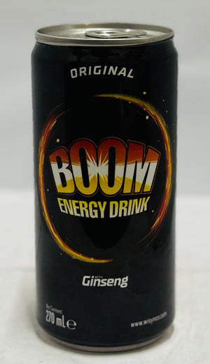 BOOM ENERGY DRINK W/ GINSENG (CAN, 270 ML)