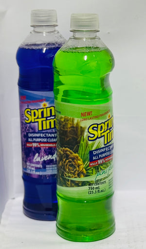SPRING TIME DISINFECTANT & ALL PURPOSE CLEANER (750 ML)