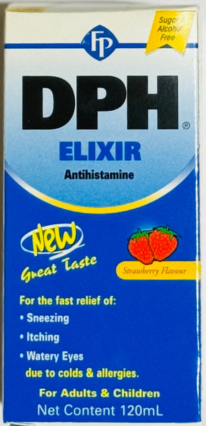 DPH ELIXIR ANTIHISTAMINE (120 ML)