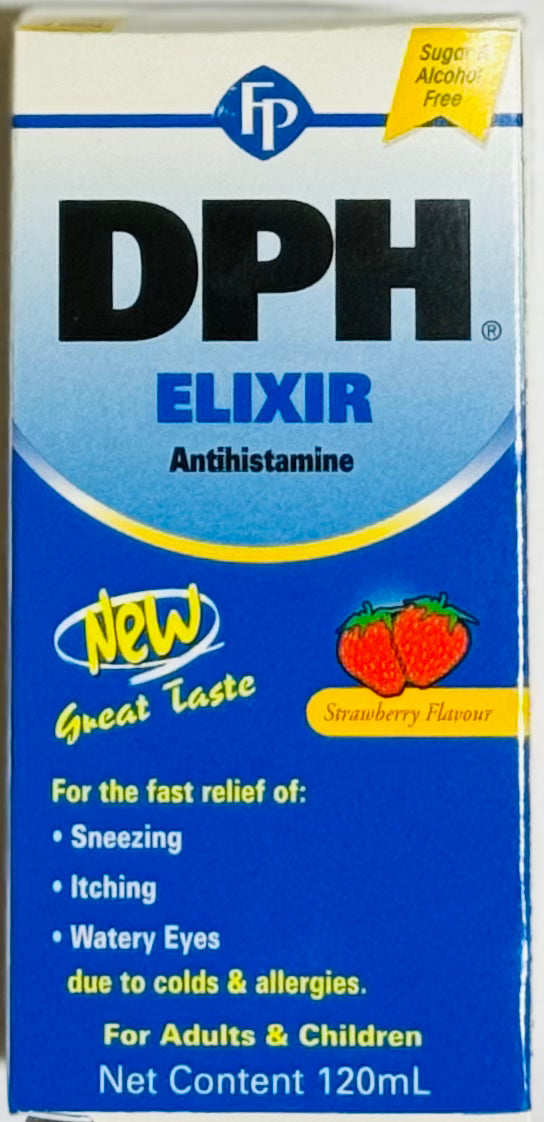 DPH ELIXIR ANTIHISTAMINE (120 ML)