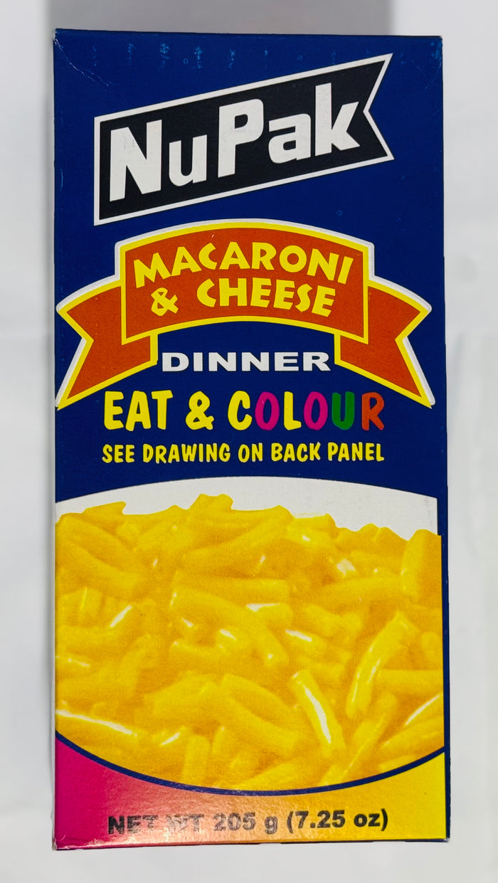 NUPAK MACARONI & CHEESE DINNER EAT & COLOUR (205 G / BOX, 2 BOXES)