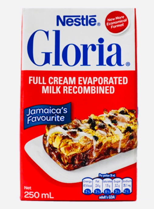 NESTLE GLORIA FULL CREAM EVAPORATED MILK RECOMBINED (250 ML)