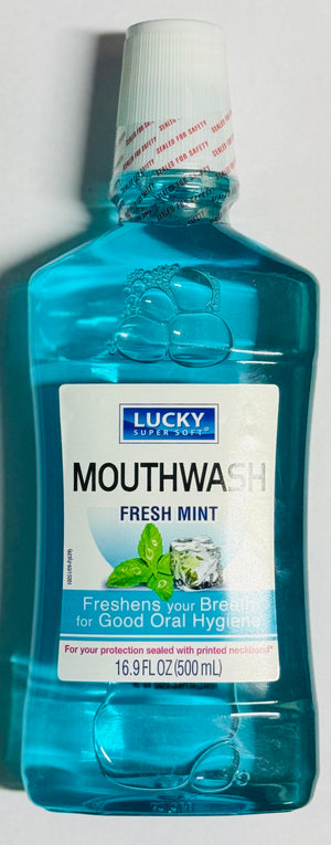 LUCKY MOUTHWASH (500 ML, FRESH MINT)