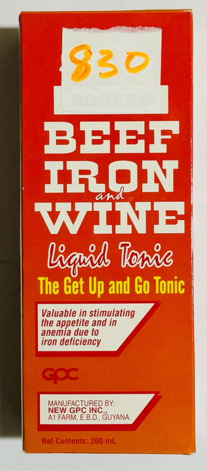 BEEF IRON & WINE LIQUID TONIC (200 ML)