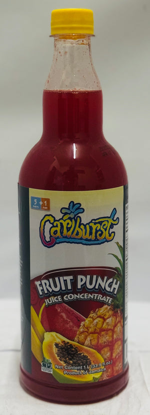 CPJ CARIBURST FRUIT PUNCH JUICE CONCENTRATE (1 L)
