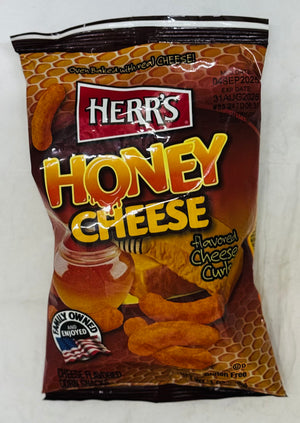 HERR’S HONEY CHEESE FLAVOURED CHEESE CURLS (28 G)