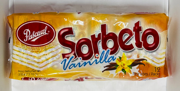 PASCUAL SORBETO VANILLA WAFERS (12 UNITS)