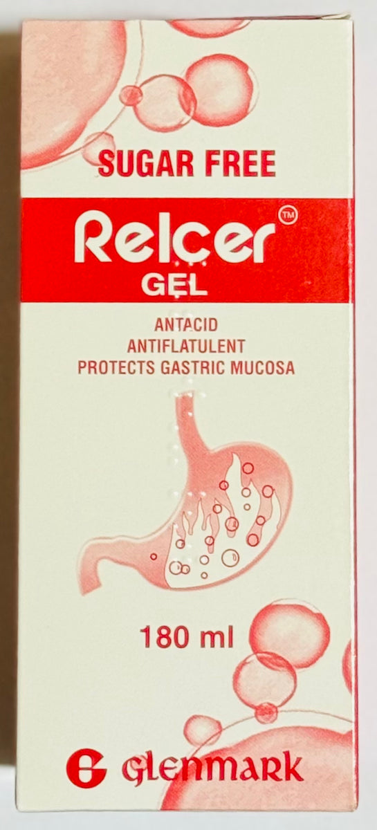 RELCER GEL ANTACID / ANTIFLATULENT (180 ML) – Fedlin Limited