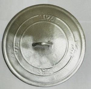 COOKING CAST IRON PAN / POT WITH COVER & HANDLE