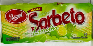 PASCUAL SORBETO LEMON WAFERS (12 UNITS, 372 G)