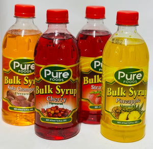 PURE FOODS BULK SYRUP (ASSORTED FLAVOURS, 475 ML)