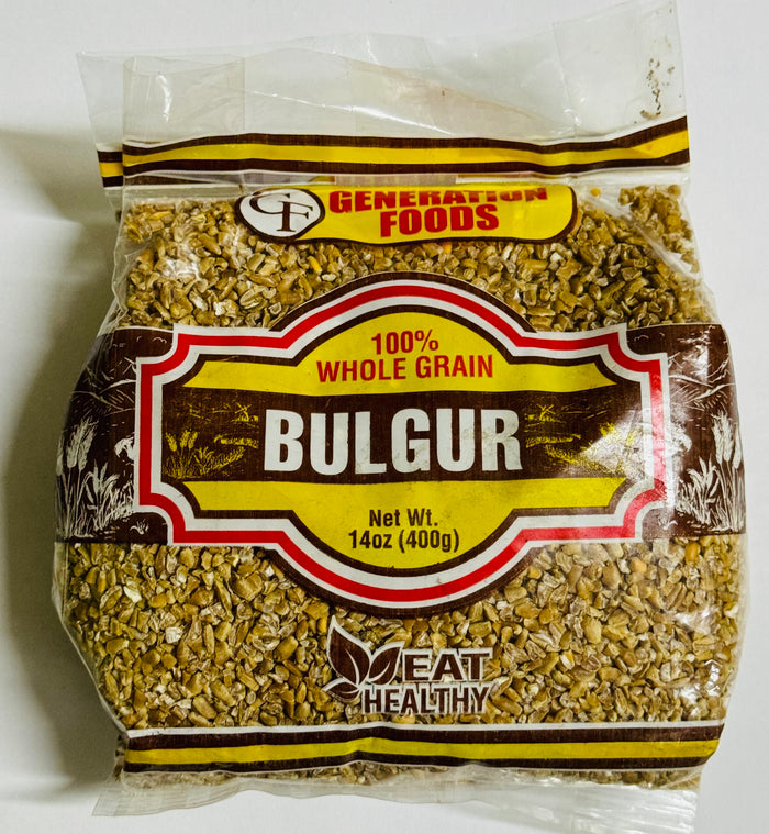 GENERATION FOODS 100% WHOLE GRAIN BULGAR (400 G)