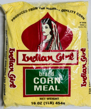 INDIAN GIRL BRAND CORN MEAL (454 G)