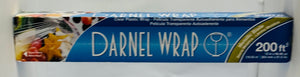 DARNEL CLEAR PLASTIC WRAP (200 SQ FT)