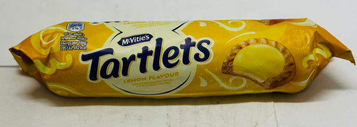 MCVITIES TARTLETS (LEMON FLAVOURED, CRUNCHY BISCUIT WITH A DELICIOUS CENTRE, 100 G)