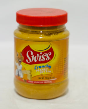 SWISS CRUNCHY PEANUT BUTTER (235 G)