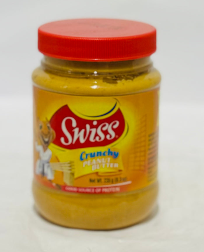 SWISS CRUNCHY PEANUT BUTTER (235 G)