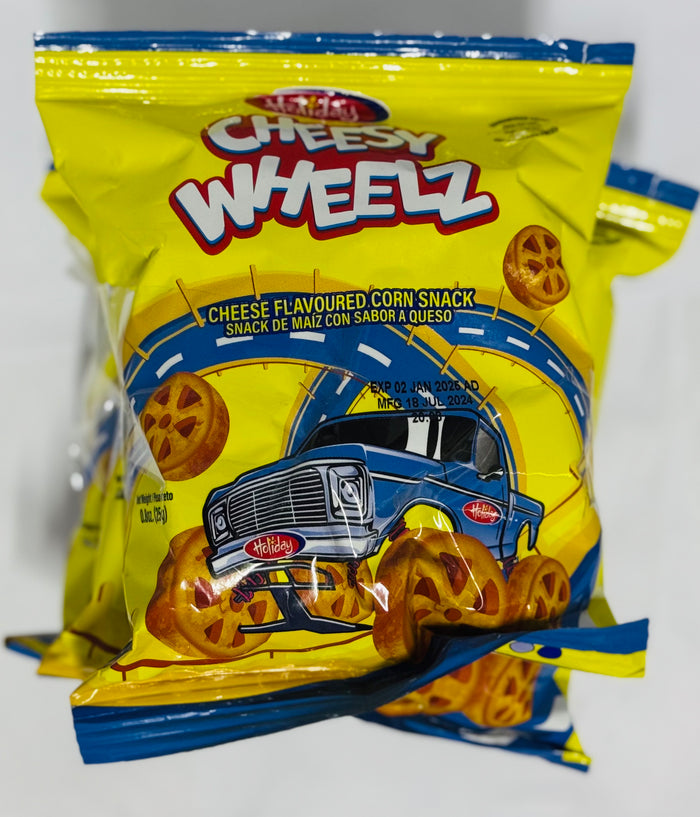 HOLIDAY CHEESY WHEELZ (BUY 2 GET 1 FREE, 25 G / UNIT)